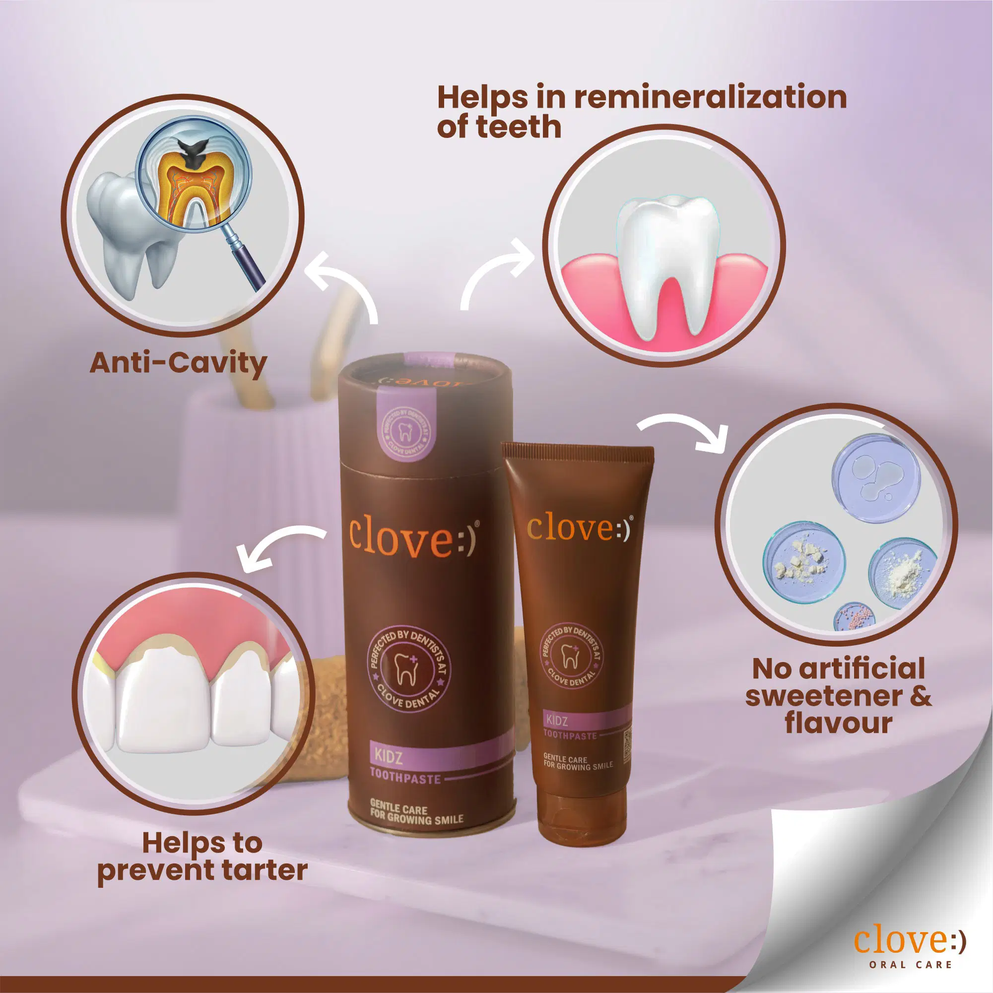 Kidz Toothpaste for Cavity Protection - 100% Safe, NO SLS, NO parabens. - Image 12