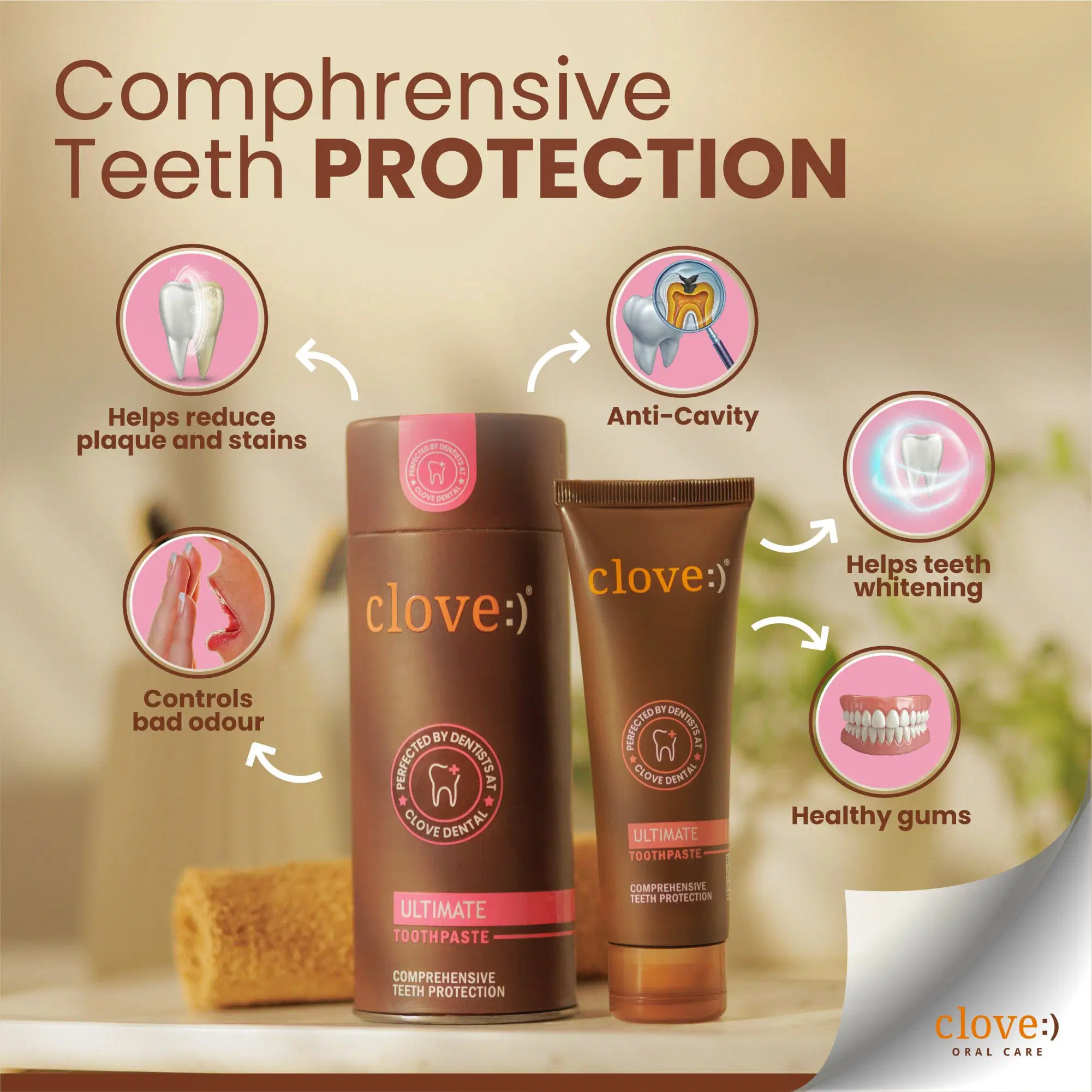 Clove Ultimate Toothpaste - 100GM - Image 6